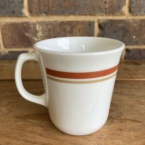 Corelle Corning Ware Cinnamon Chestnut Brown D Handle coffee tea mug cup